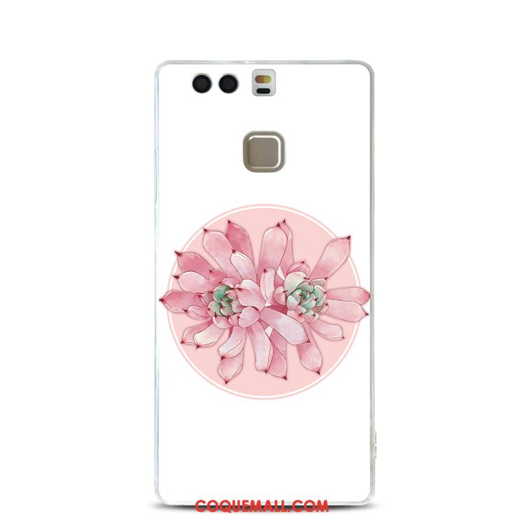 coque fleur huawei p9