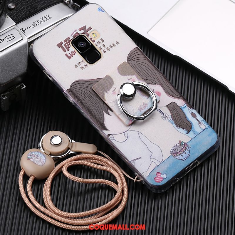 coque samsung a8 avec anneau