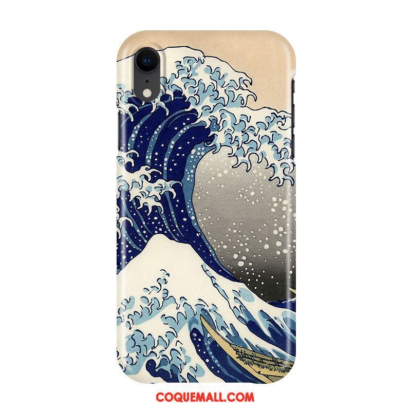 coque iphone xr bleue