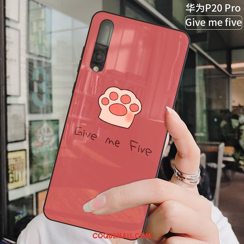 coque huawei p20 pro silicone rouge