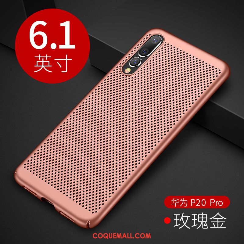 coque huawei p20 pro rose pale