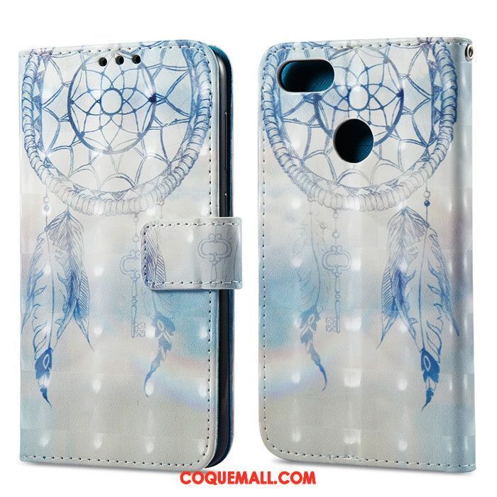 coque huawei y6 pro 2017 bleu