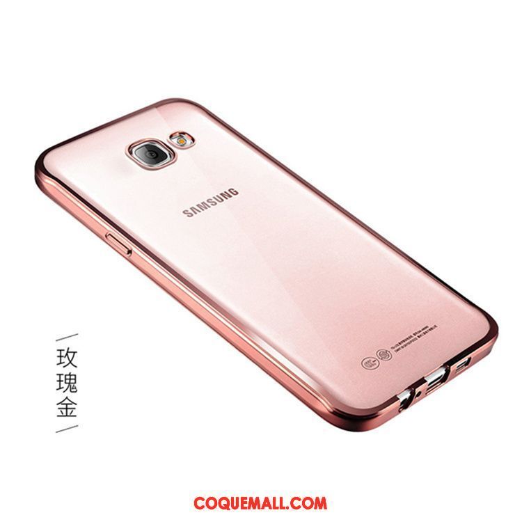 Étui Samsung Galaxy A3 2017 Or Rose Tout Compris Étoile, Coque Samsung Galaxy A3 2017 Incassable Téléphone Portable