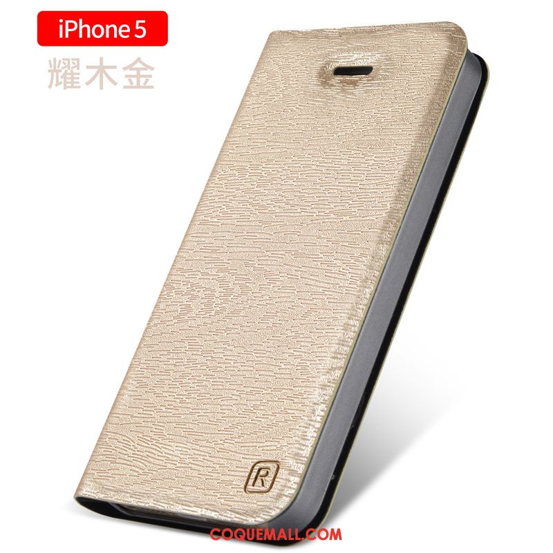 coque iphone 5 en or