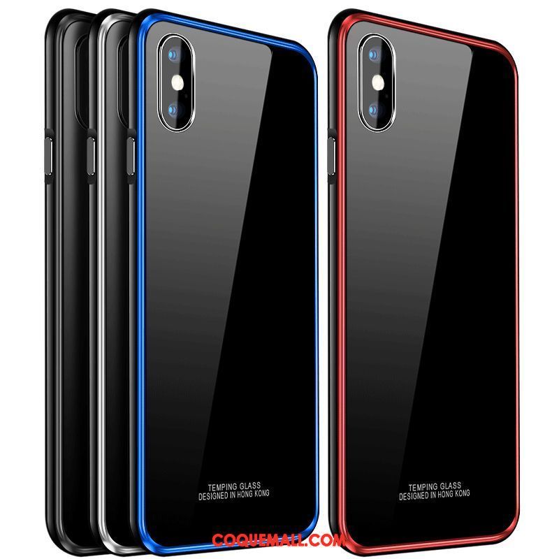 coque iphone xs max en verre