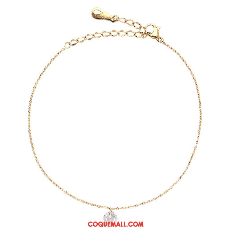 Bracelet De Cheville Femme Bien Manuel, Bracelet De Cheville Gold Nackte Farbe