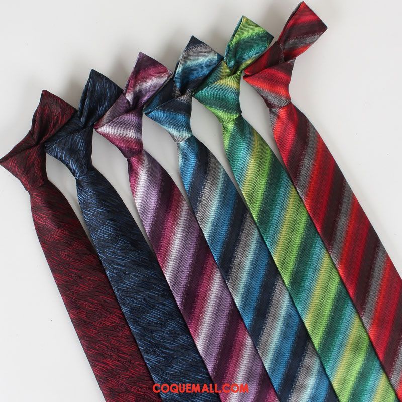 Cravate Homme 7cm Loisir Multicolore, Cravate Carrière Marier