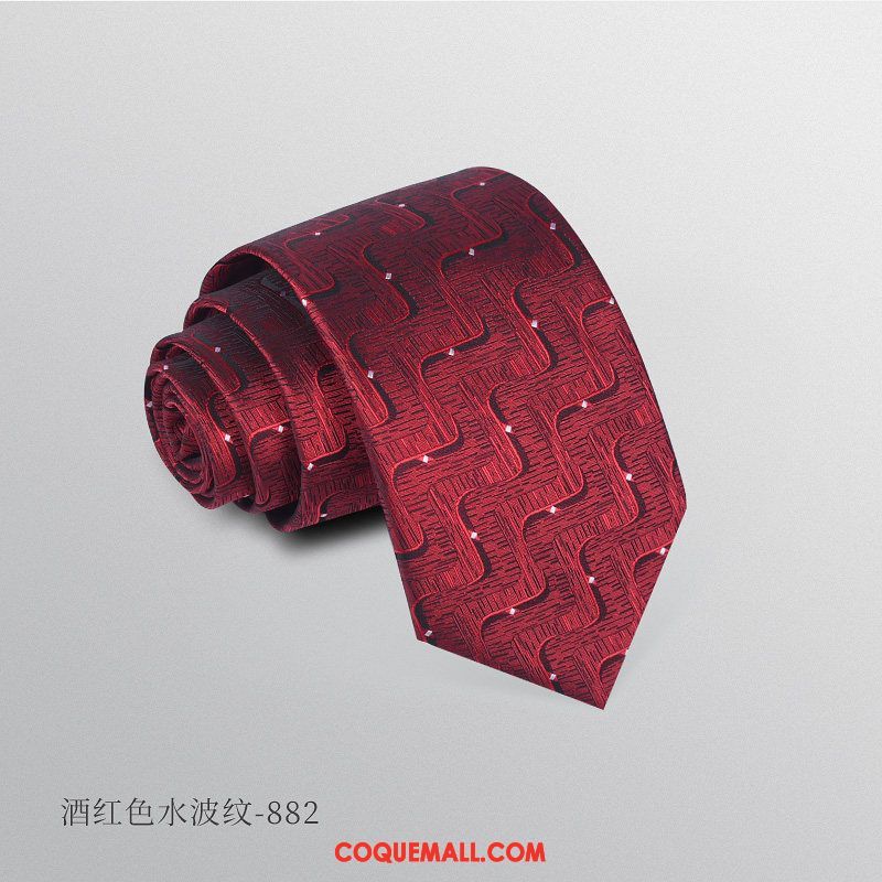 Cravate Homme Noir Carrière Meilleur Homme, Cravate Rouge Pure Couleur