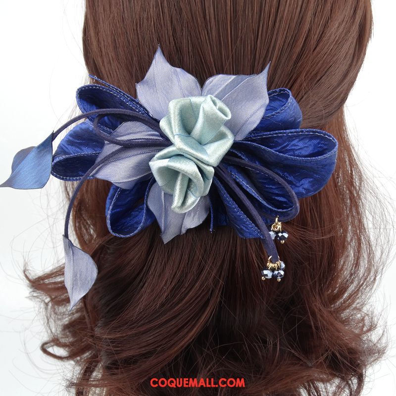 Fleur De Tête Femme Le Nouveau Emission De Cartes Manuel, Fleur De Tête Épingle À Cheveux Bleu