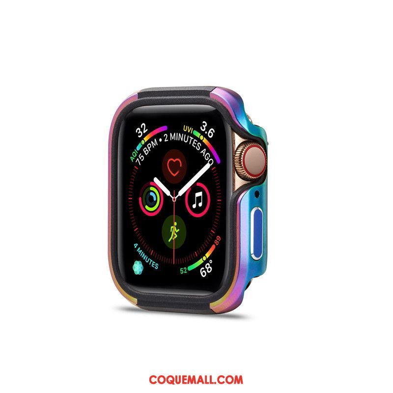 Étui Apple Watch Series 3 Tendance Protection Multicolore, Coque Apple Watch Series 3 Personnalité Border Beige
