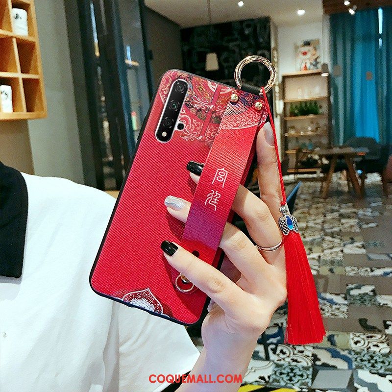 Étui Honor 20 Jeunesse Vent Rouge, Coque Honor 20 Téléphone Portable Style Chinois