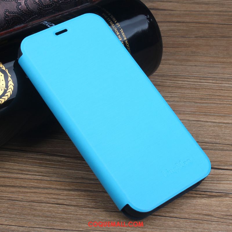 Étui Huawei Mate 10 Lite Incassable Bleu Tout Compris, Coque Huawei Mate 10 Lite Très Mince Étui En Cuir