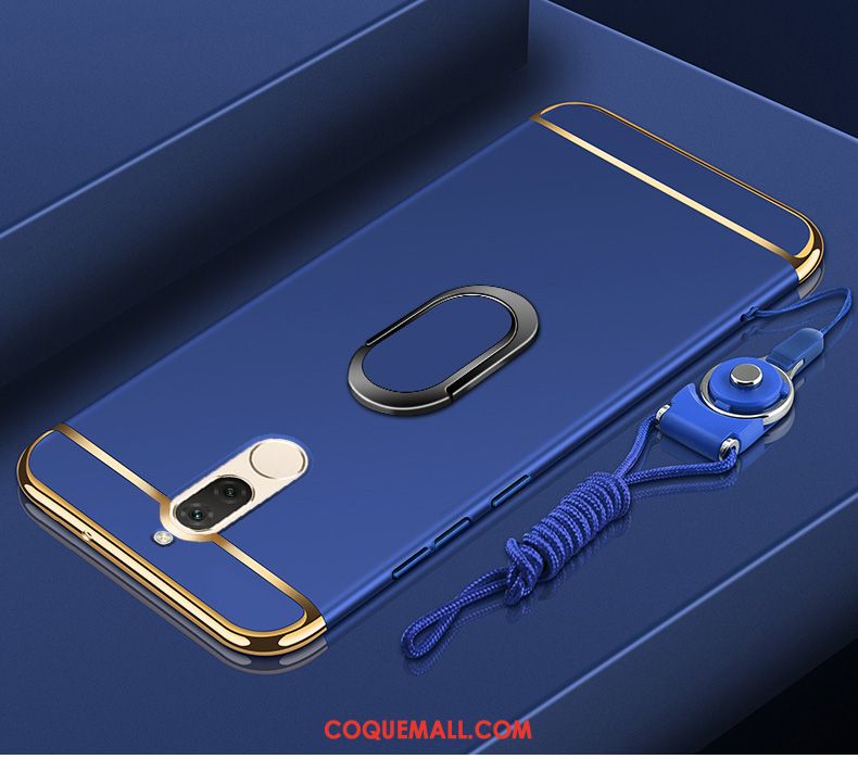 Étui Huawei Mate 10 Lite Téléphone Portable Bordure Protection, Coque Huawei Mate 10 Lite Bleu