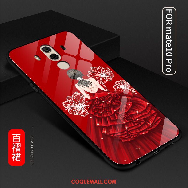 Étui Huawei Mate 10 Pro Rouge Téléphone Portable, Coque Huawei Mate 10 Pro