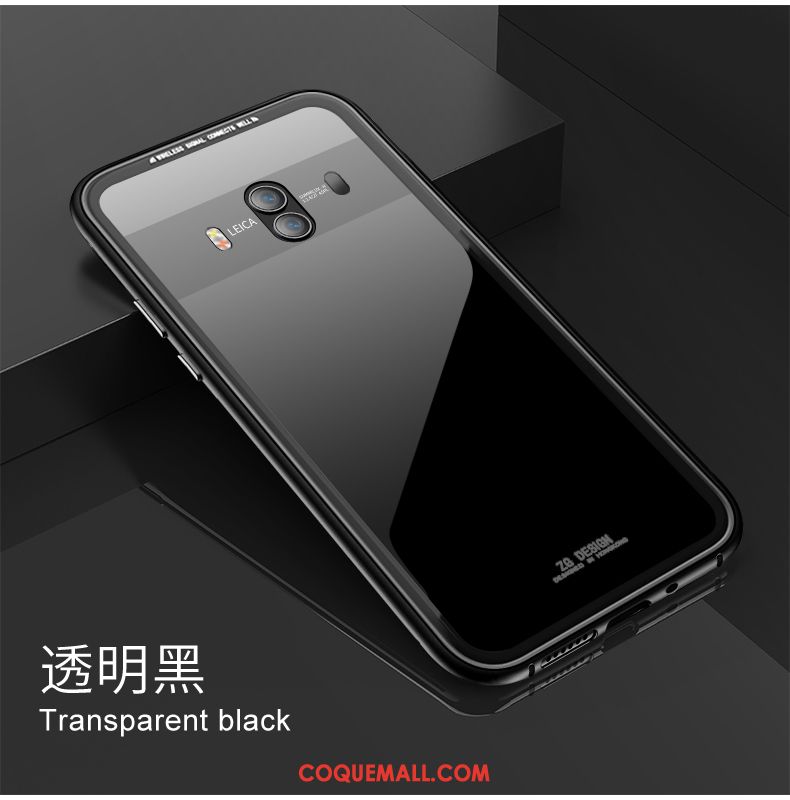 Étui Huawei Mate 10 Protection Téléphone Portable Noir, Coque Huawei Mate 10 Net Rouge Tendance
