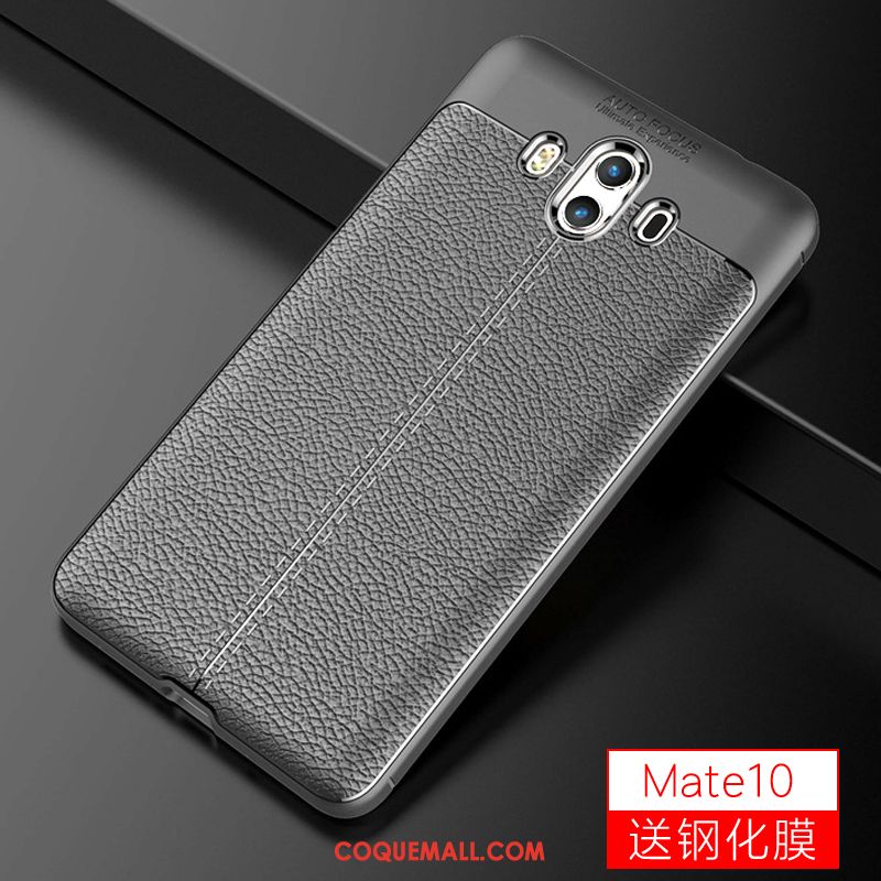 Étui Huawei Mate 10 Tout Compris Gris Téléphone Portable, Coque Huawei Mate 10 Fluide Doux Luxe