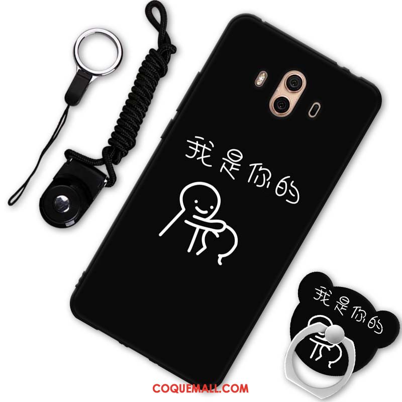 Étui Huawei Mate 10 Tout Compris Personnalité Noir, Coque Huawei Mate 10 Téléphone Portable Incassable