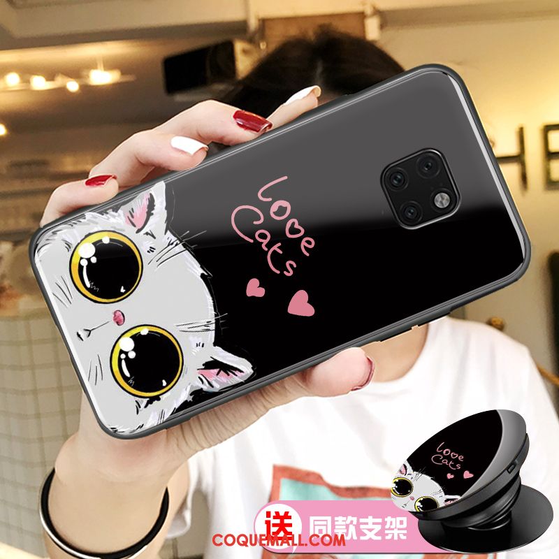 Étui Huawei Mate 20 Pro Net Rouge Amoureux Téléphone Portable, Coque Huawei Mate 20 Pro Tendance Noir