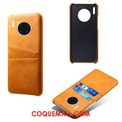 Étui Huawei Mate 30 Orange Modèle Fleurie Protection, Coque Huawei Mate 30 Magnétisme Silicone