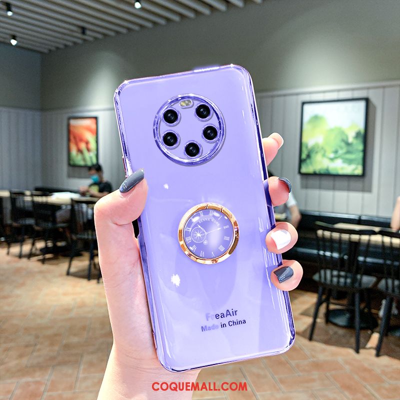 Étui Huawei Mate 40 Pro+ Anneau Dessin Animé Violet, Coque Huawei Mate 40 Pro+ Nouveau Tout Compris