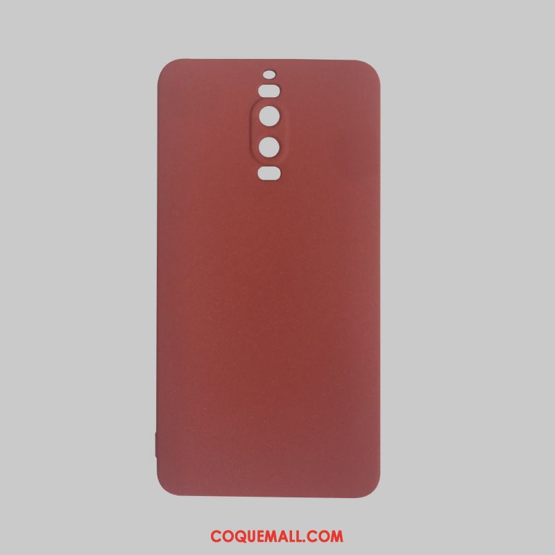 Étui Huawei Mate 9 Pro Silicone Rouge Fluide Doux, Coque Huawei Mate 9 Pro Tout Compris Protection