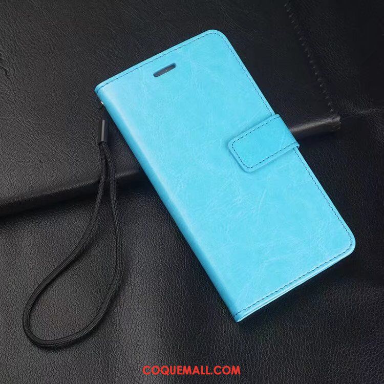 Étui Huawei Mate Rs Membrane Tempérer Téléphone Portable, Coque Huawei Mate Rs Étui En Cuir Bleu