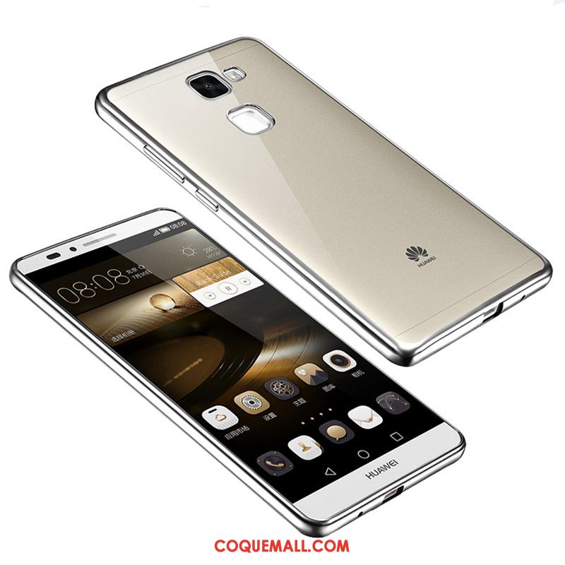 Étui Huawei Mate S Fluide Doux Transparent Une Agrafe, Coque Huawei Mate S Téléphone Portable Protection