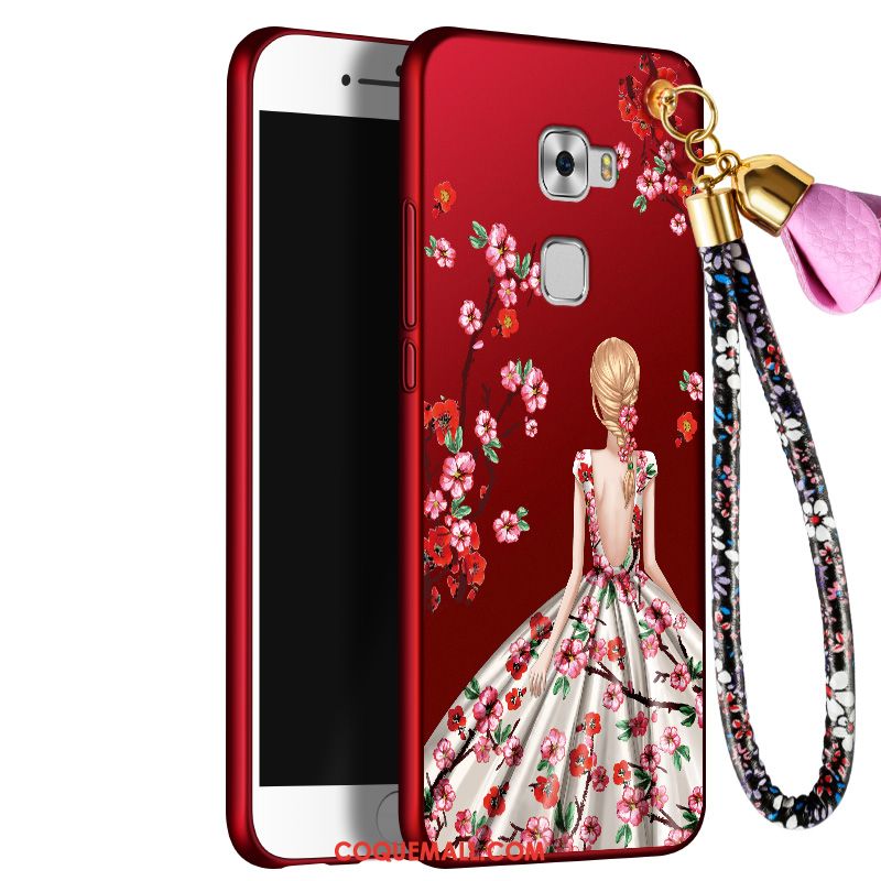 Étui Huawei Mate S Protection Rouge Fluide Doux, Coque Huawei Mate S Téléphone Portable Silicone
