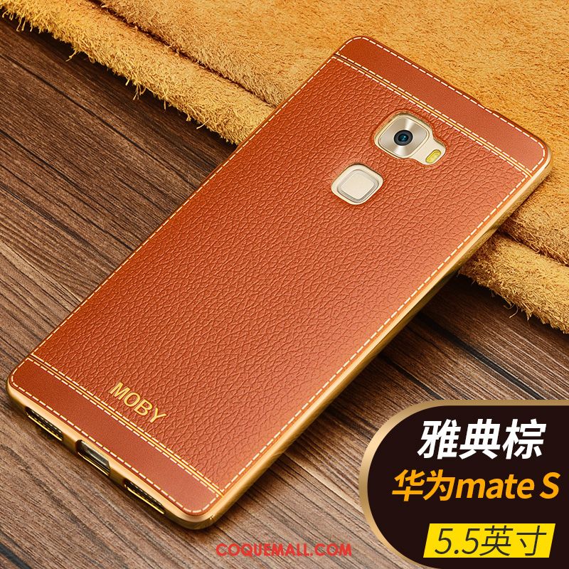 Étui Huawei Mate S Téléphone Portable Légère Incassable, Coque Huawei Mate S Protection Fluide Doux Braun