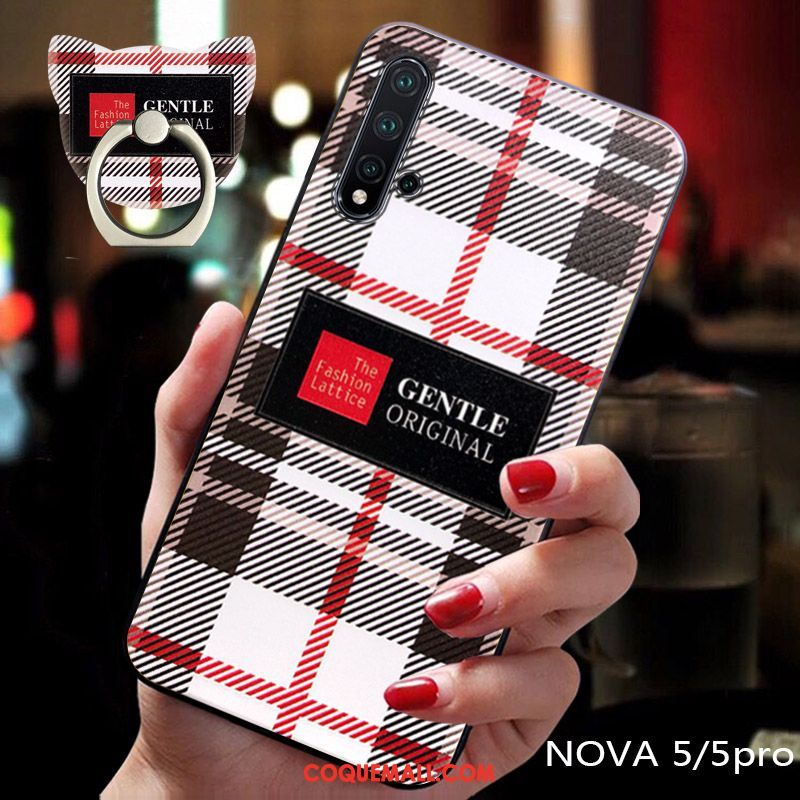 Étui Huawei Nova 5t Amoureux Créatif Téléphone Portable, Coque Huawei Nova 5t Fluide Doux Silicone