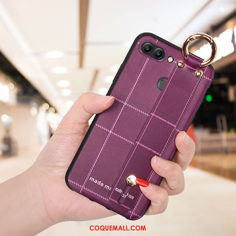 Étui Huawei P Smart Créatif Protection Téléphone Portable, Coque Huawei P Smart Fluide Doux Violet