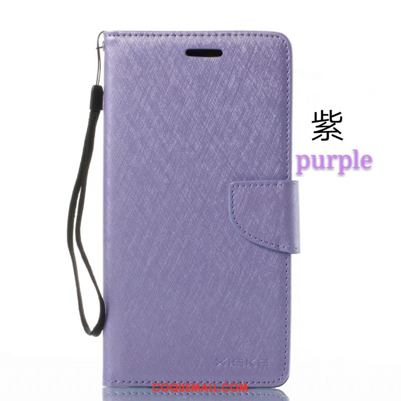 Étui Huawei P Smart+ Violet Téléphone Portable Plier, Coque Huawei P Smart+ Portefeuille Business