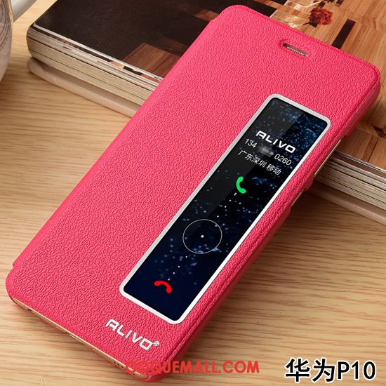 Étui Huawei P10 Personnalité Créatif Téléphone Portable, Coque Huawei P10 Rouge Incassable