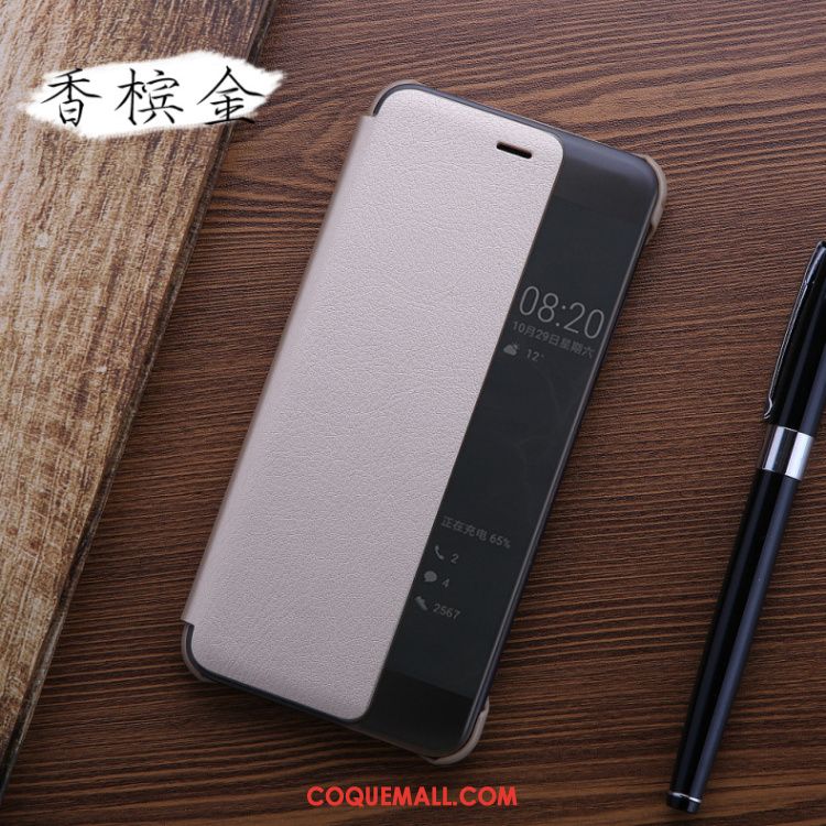 Étui Huawei P10 Plus Tempérer Membrane Or, Coque Huawei P10 Plus Téléphone Portable Dormance