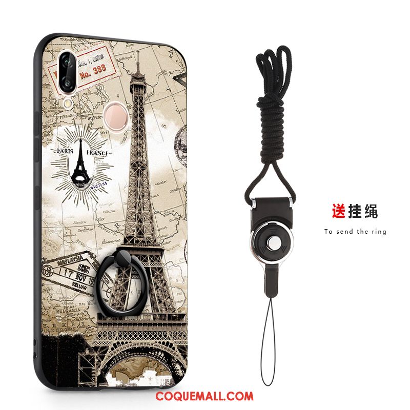 Étui Huawei P20 Lite Gris Incassable Téléphone Portable, Coque Huawei P20 Lite Tendance