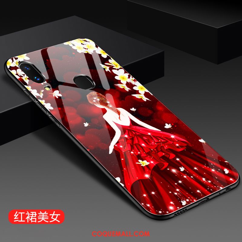 Étui Huawei P20 Lite Marque De Tendance Créatif Rouge, Coque Huawei P20 Lite Tempérer Miroir