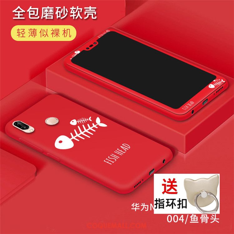 Étui Huawei P20 Lite Rouge Jeunesse Membrane, Coque Huawei P20 Lite Incassable Créatif