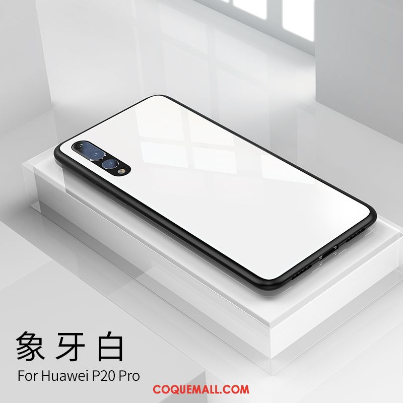 Étui Huawei P20 Pro Créatif Net Rouge Blanc, Coque Huawei P20 Pro Personnalité Silicone