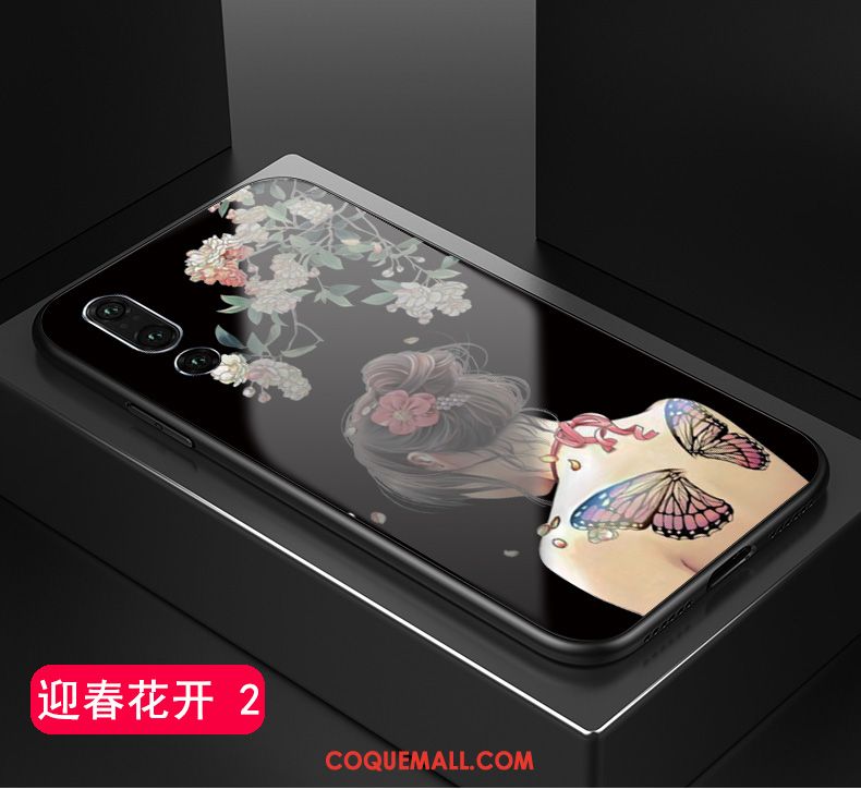 Étui Huawei P20 Pro Fluide Doux Téléphone Portable Noir, Coque Huawei P20 Pro