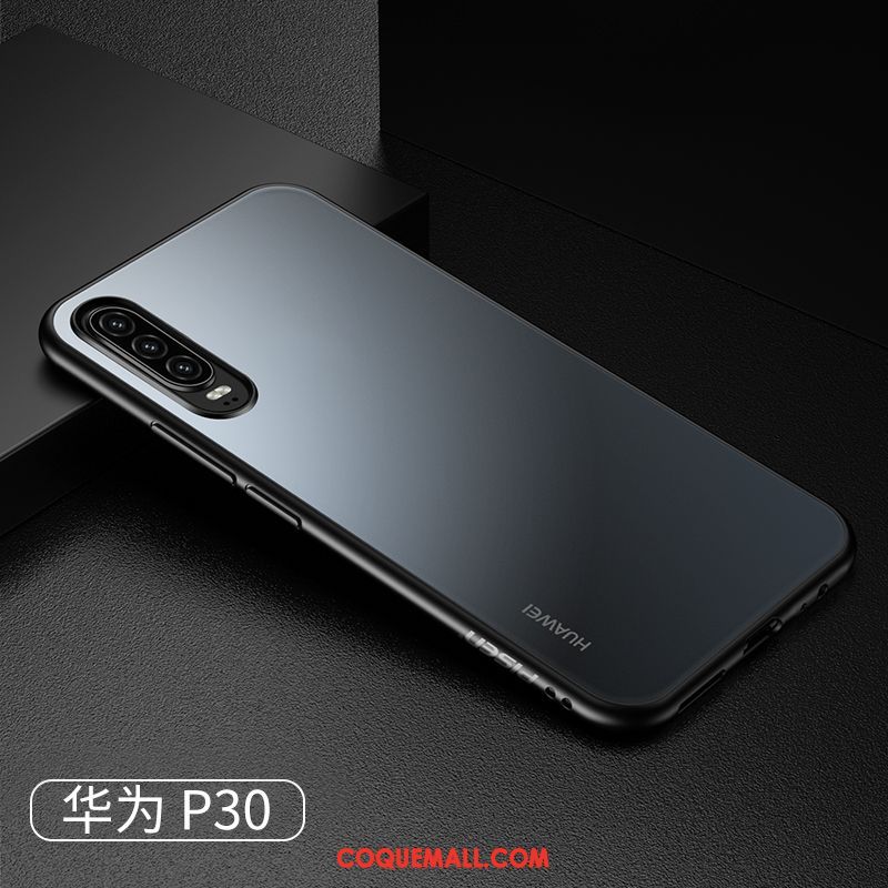 Étui Huawei P30 Silicone Mode Noir, Coque Huawei P30 Incassable Délavé En Daim Nackte Farbe