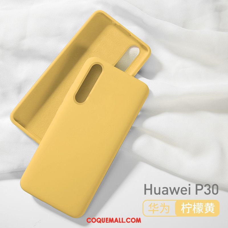 Étui Huawei P30 Tout Compris Incassable Téléphone Portable, Coque Huawei P30 Marque De Tendance Délavé En Daim