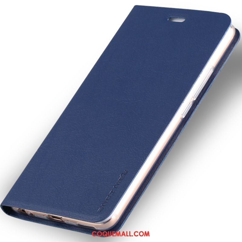 Étui Huawei P8 Lite Jeunesse Bleu Téléphone Portable, Coque Huawei P8 Lite Protection Étui En Cuir