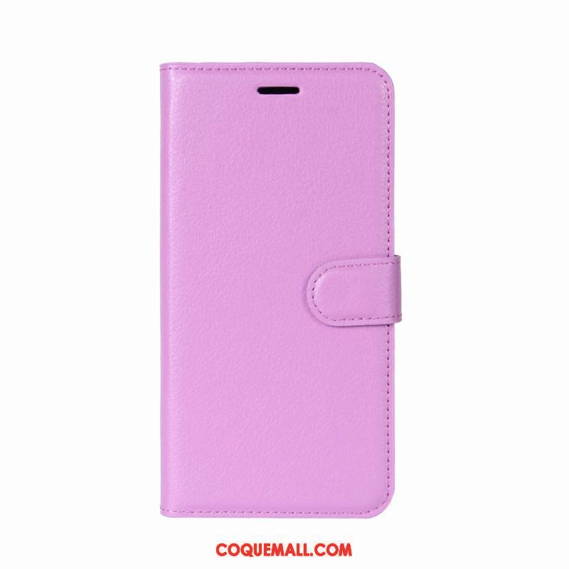 Étui Huawei Y6 Pro 2017 Incassable Violet Étui En Cuir, Coque Huawei Y6 Pro 2017 Rose Téléphone Portable