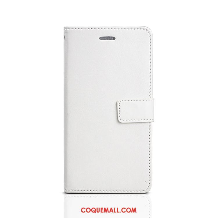 Étui Huawei Y6s Clamshell Téléphone Portable Blanc, Coque Huawei Y6s En Cuir
