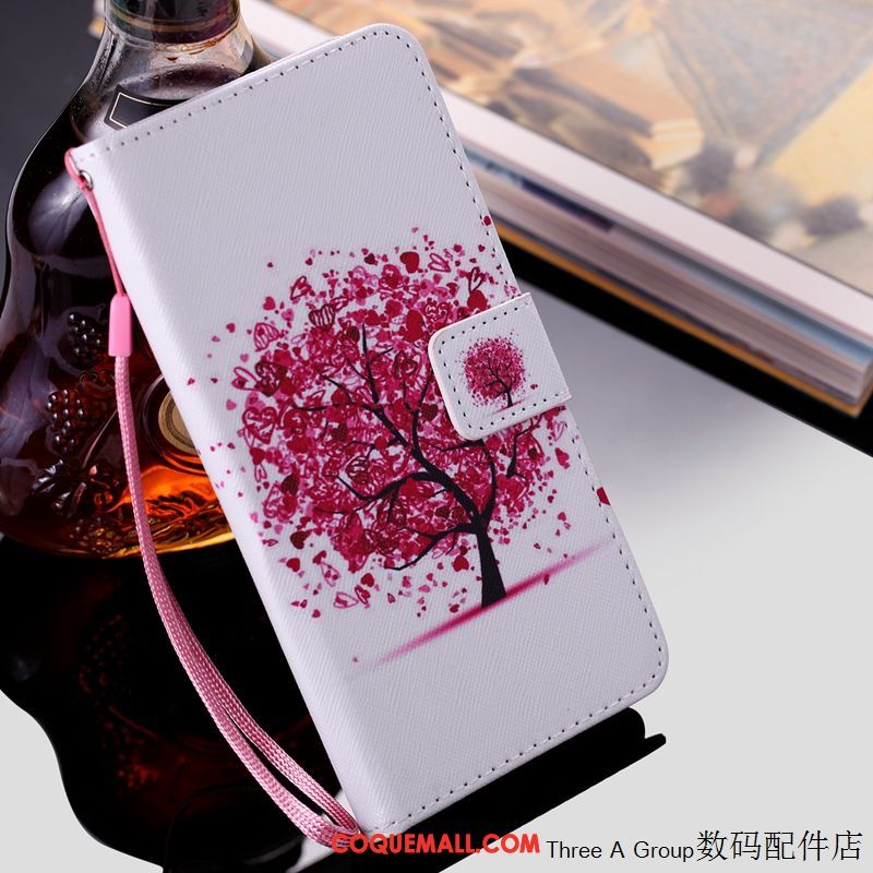 Étui Lg Q Stylus Étui En Cuir Rose Protection, Coque Lg Q Stylus Incassable Téléphone Portable