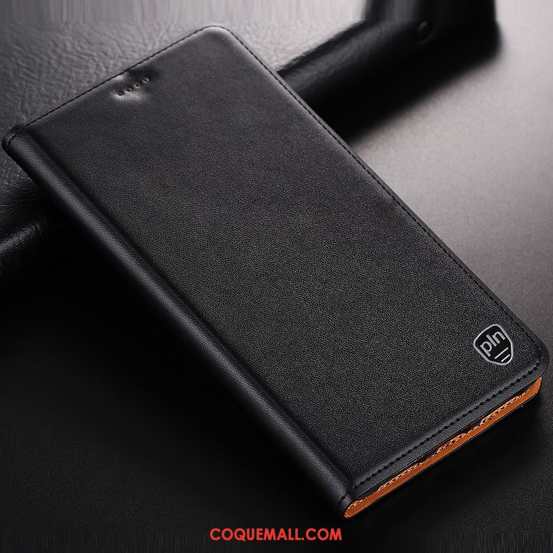 Étui Moto G7 Play Noir Modèle Fleurie Téléphone Portable, Coque Moto G7 Play Protection Incassable