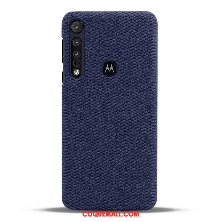 Étui Motorola One Macro Protection Légères Téléphone Portable, Coque Motorola One Macro Bleu
