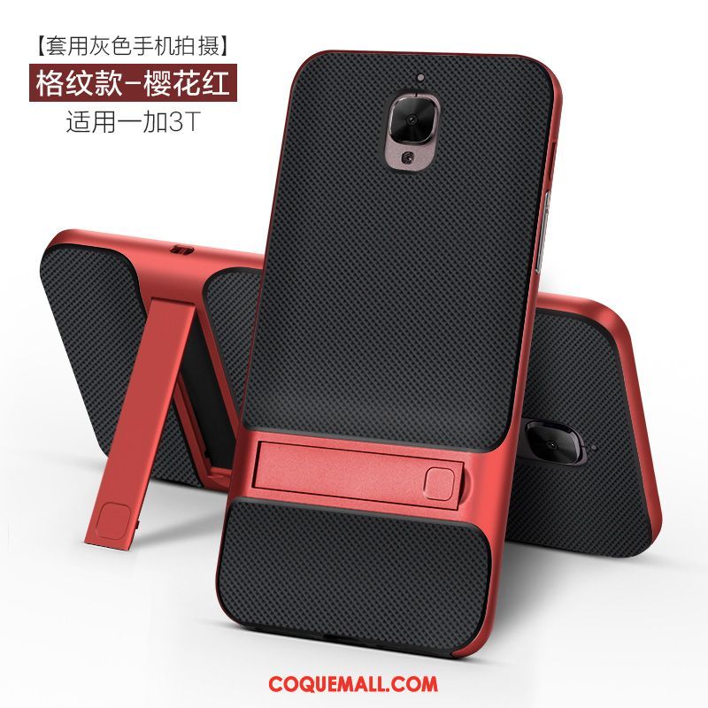 Étui Oneplus 3 Rouge Protection Tout Compris, Coque Oneplus 3 Silicone Téléphone Portable