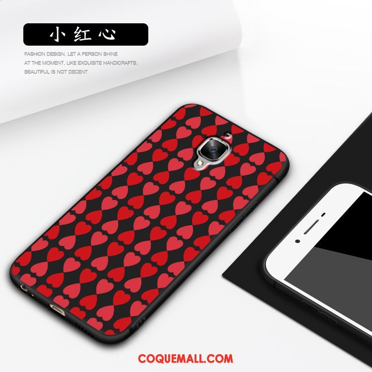 Étui Oneplus 3t Fluide Doux Protection Incassable, Coque Oneplus 3t Téléphone Portable Rouge
