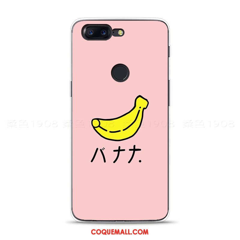 Étui Oneplus 5t Tout Compris Fruit Banane, Coque Oneplus 5t Fluide Doux Téléphone Portable
